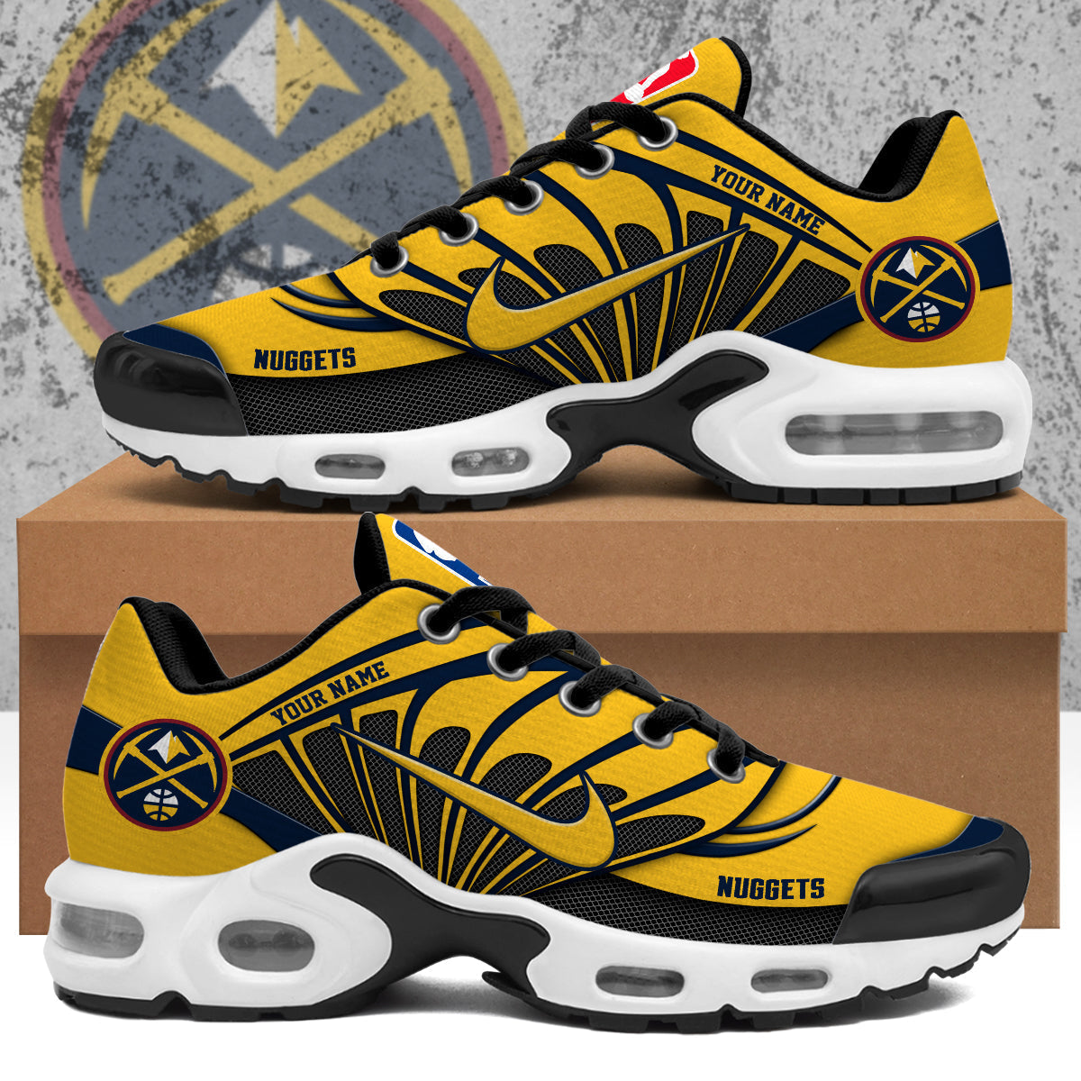 Denver Nuggets Customized Premium Shoes
