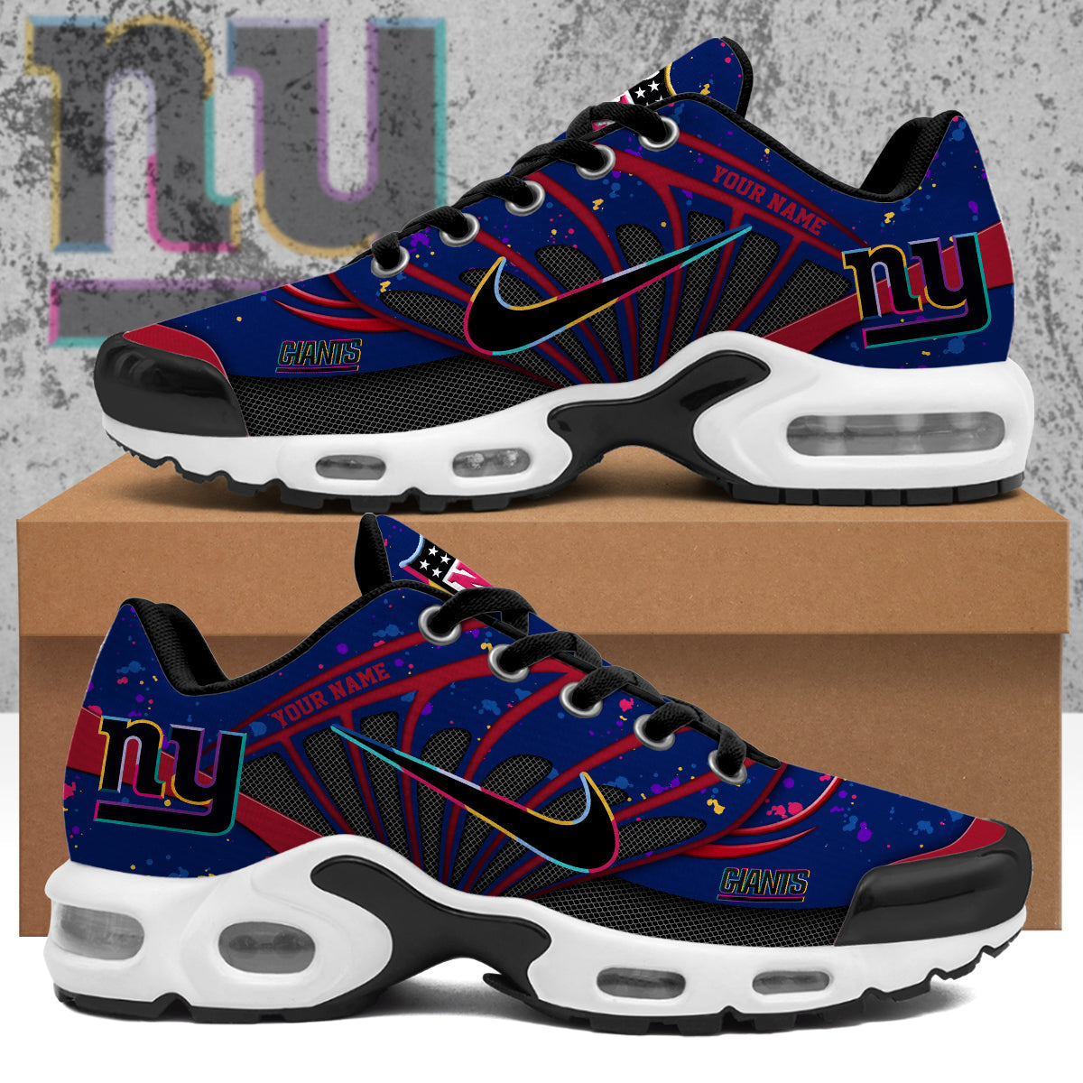 New York Giants 2025 Crucial Catch Air Max Shoes