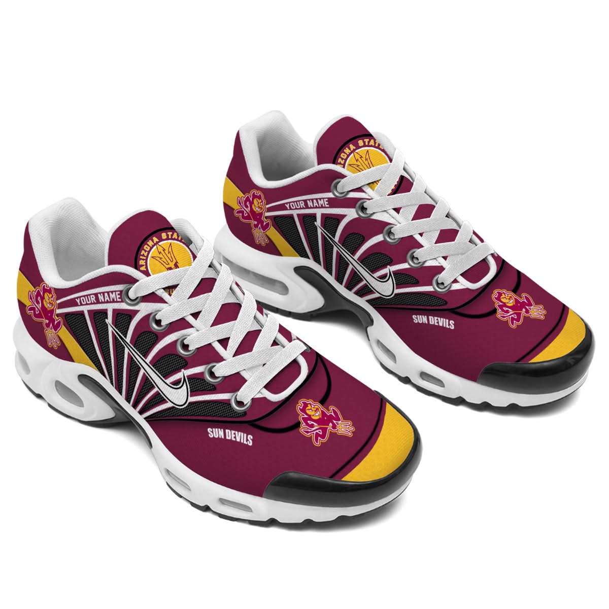 Arizona State Sun Devils NCAA Air Max Plus Shoes - Limited