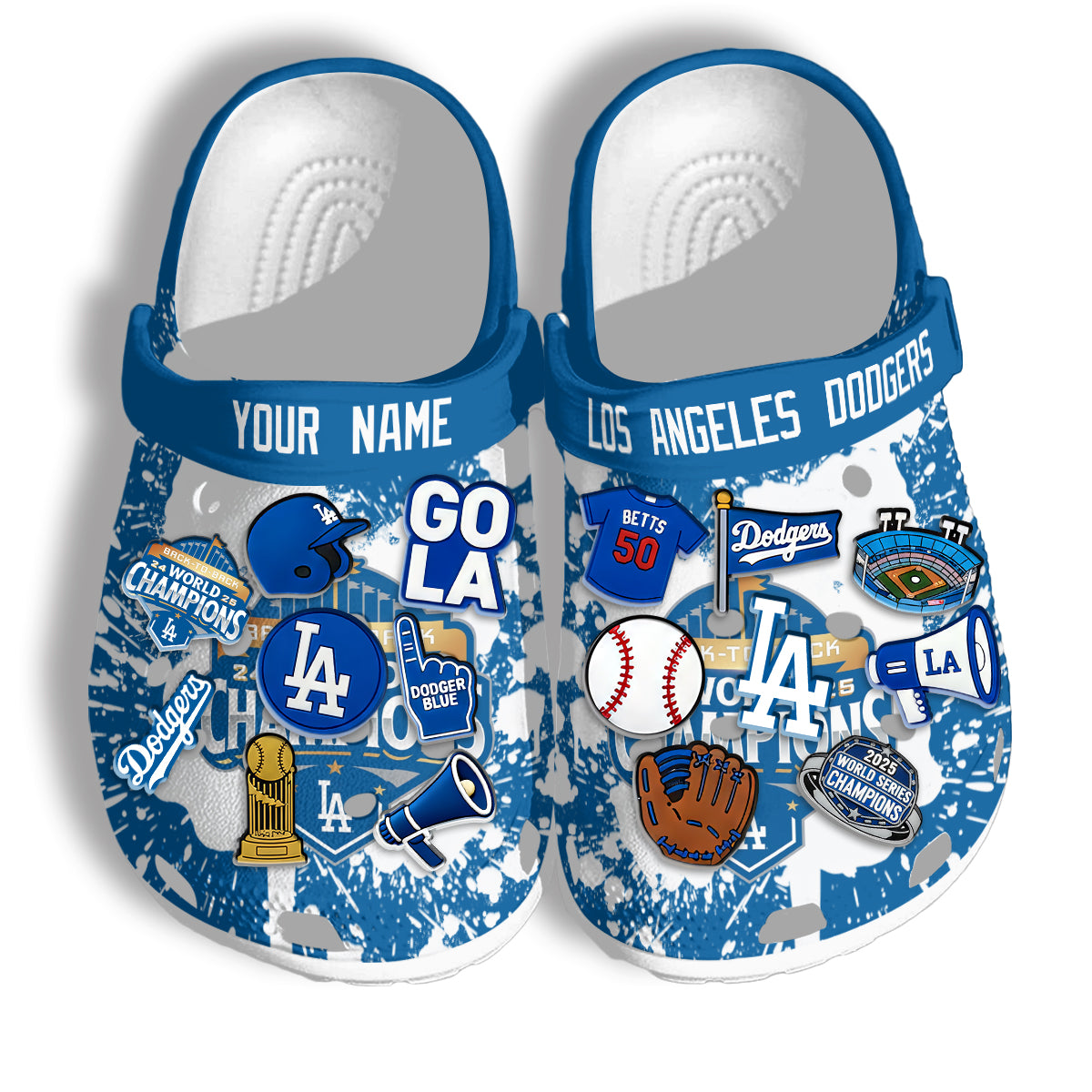 LAD World Series Champions Clogs - Charms Gift Set