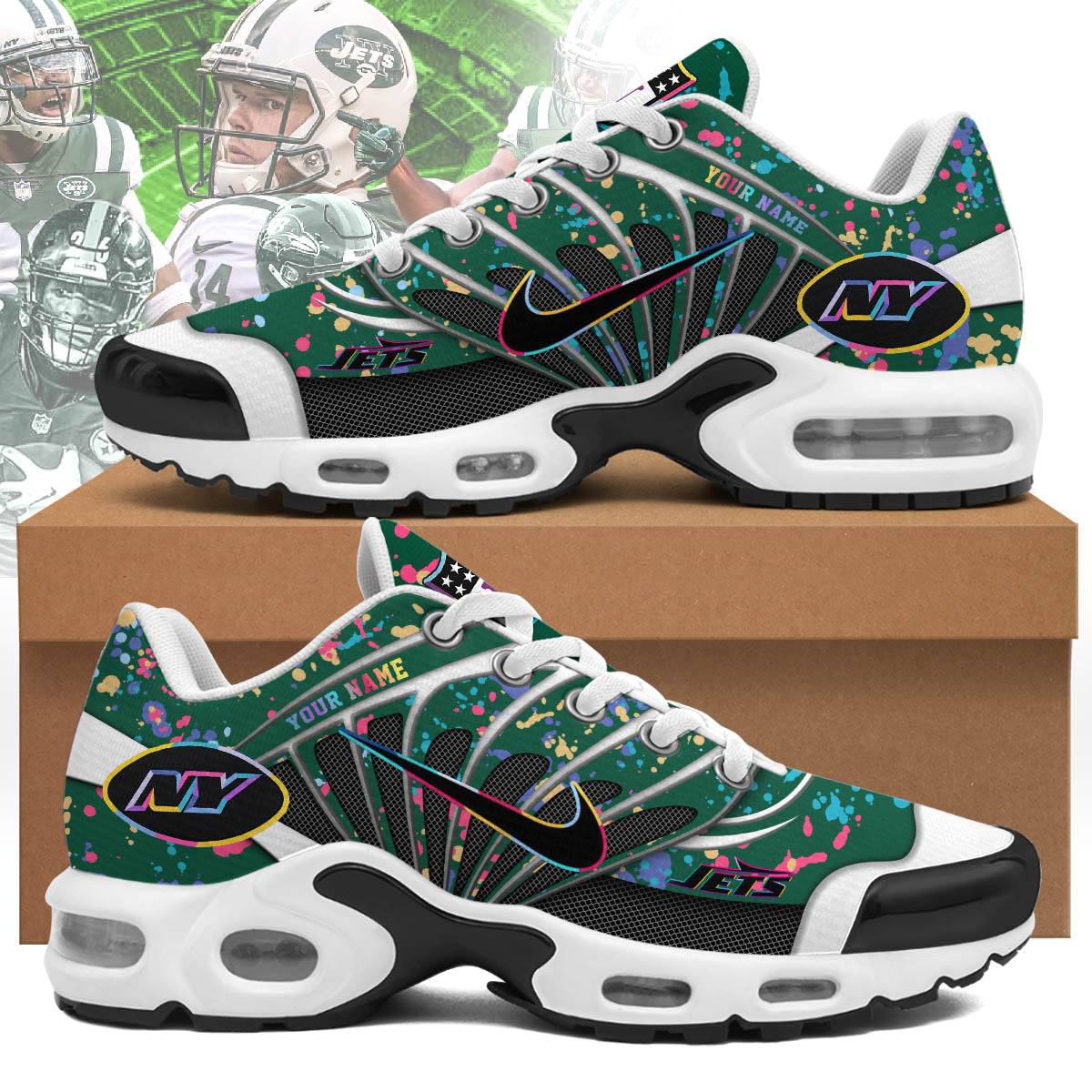New York Jets 2025 Crucial Catch Air Max Shoes