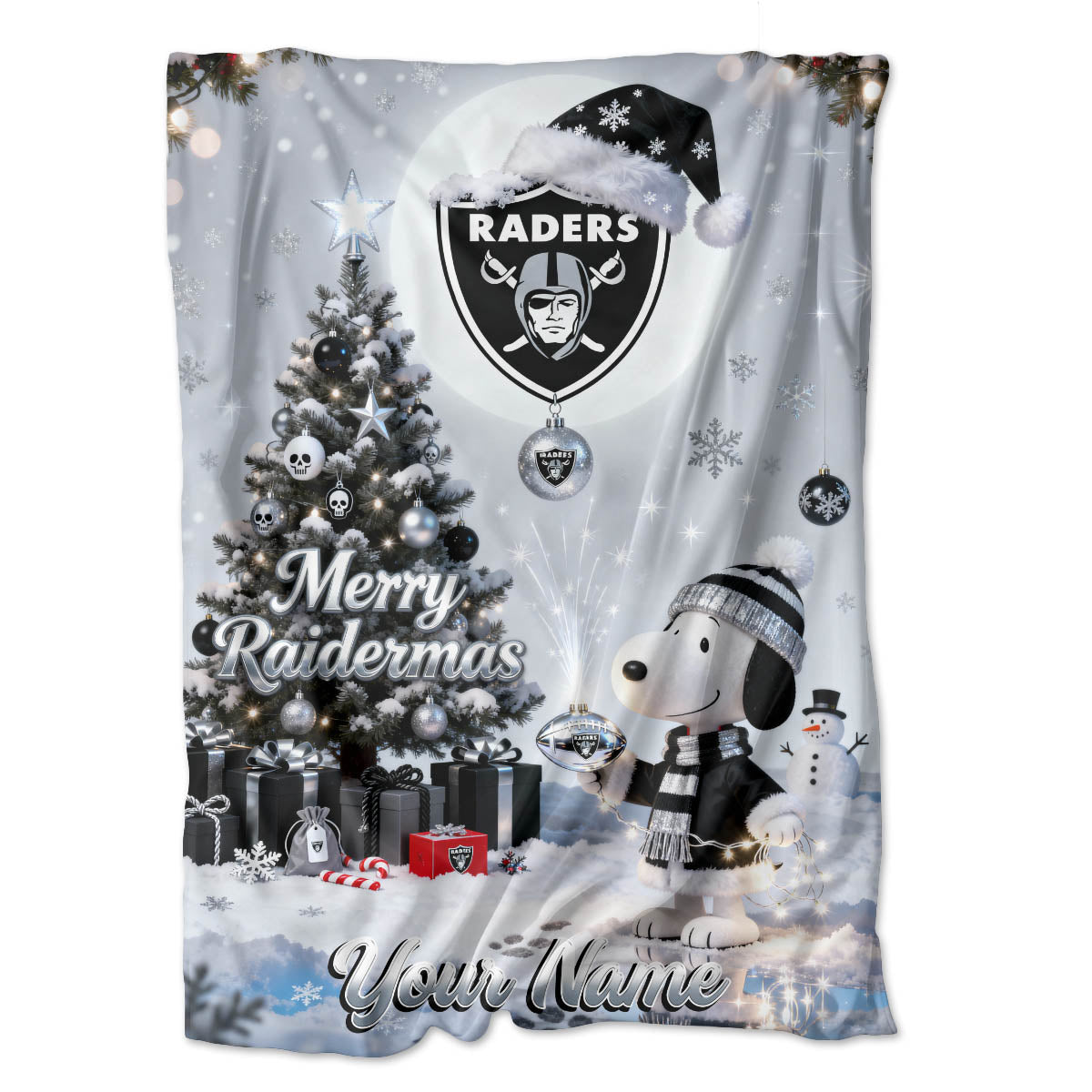 LVR x SNP | Premium Christmas Fleece Blanket & Throw Pillow