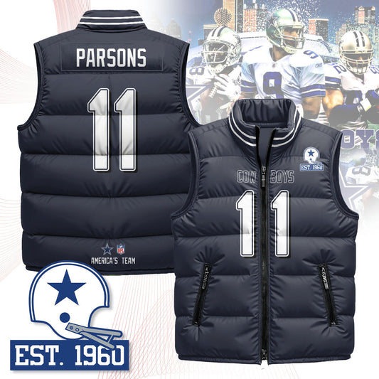 Dallas Cowboys Unisex Puffer Vest - Printed