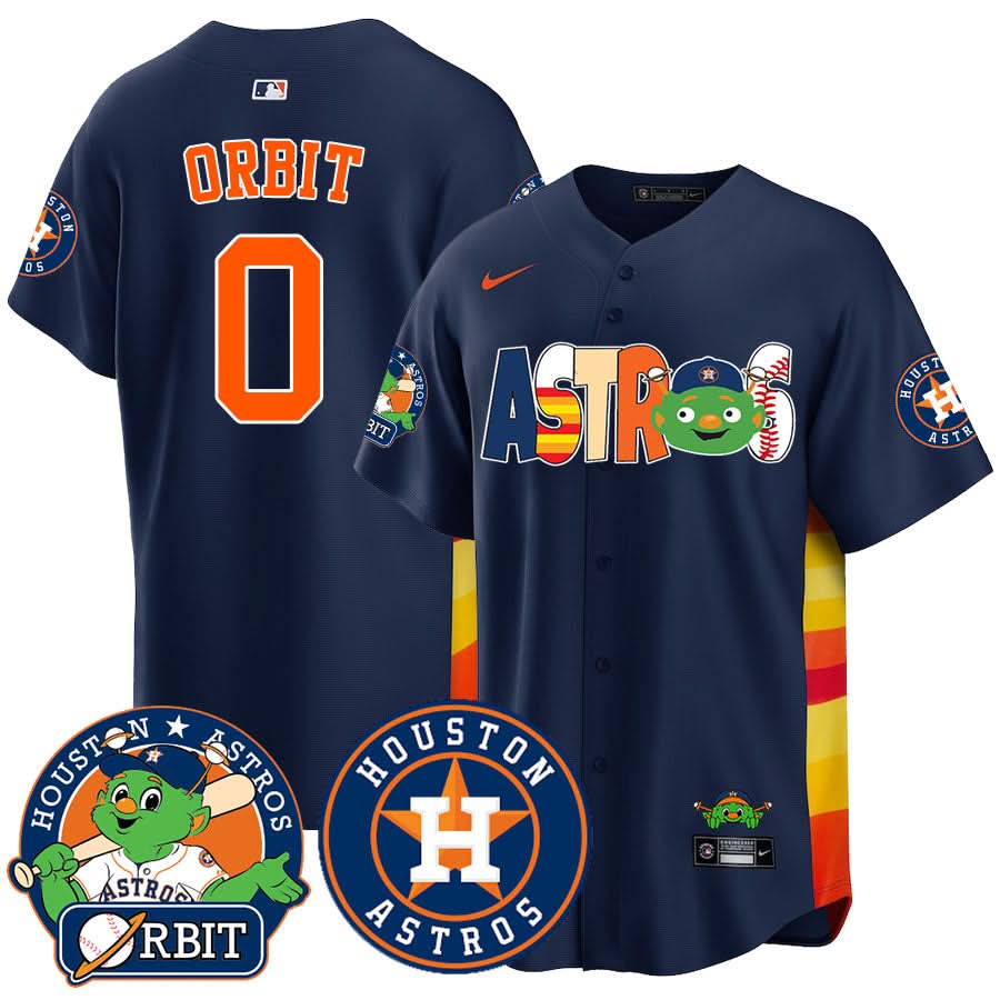 Houston Astros Orbit Vapor Premier Jersey - All Stitched
