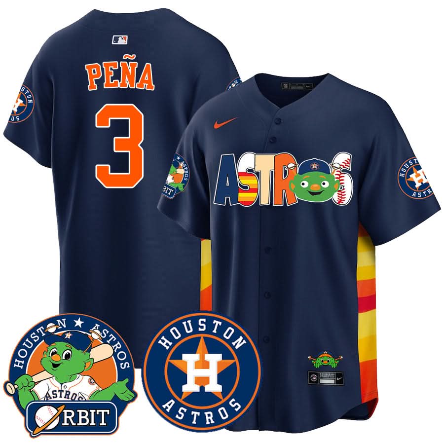 Houston Astros Orbit Vapor Premier Jersey - All Stitched