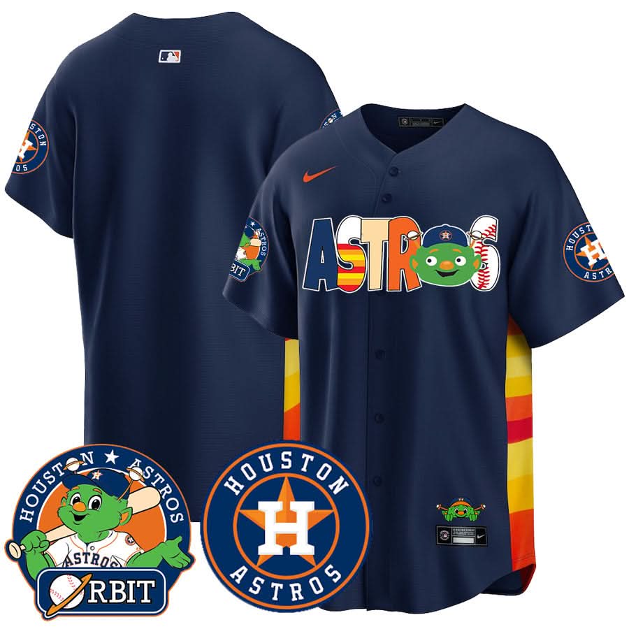 Houston Astros Orbit Vapor Premier Jersey - All Stitched