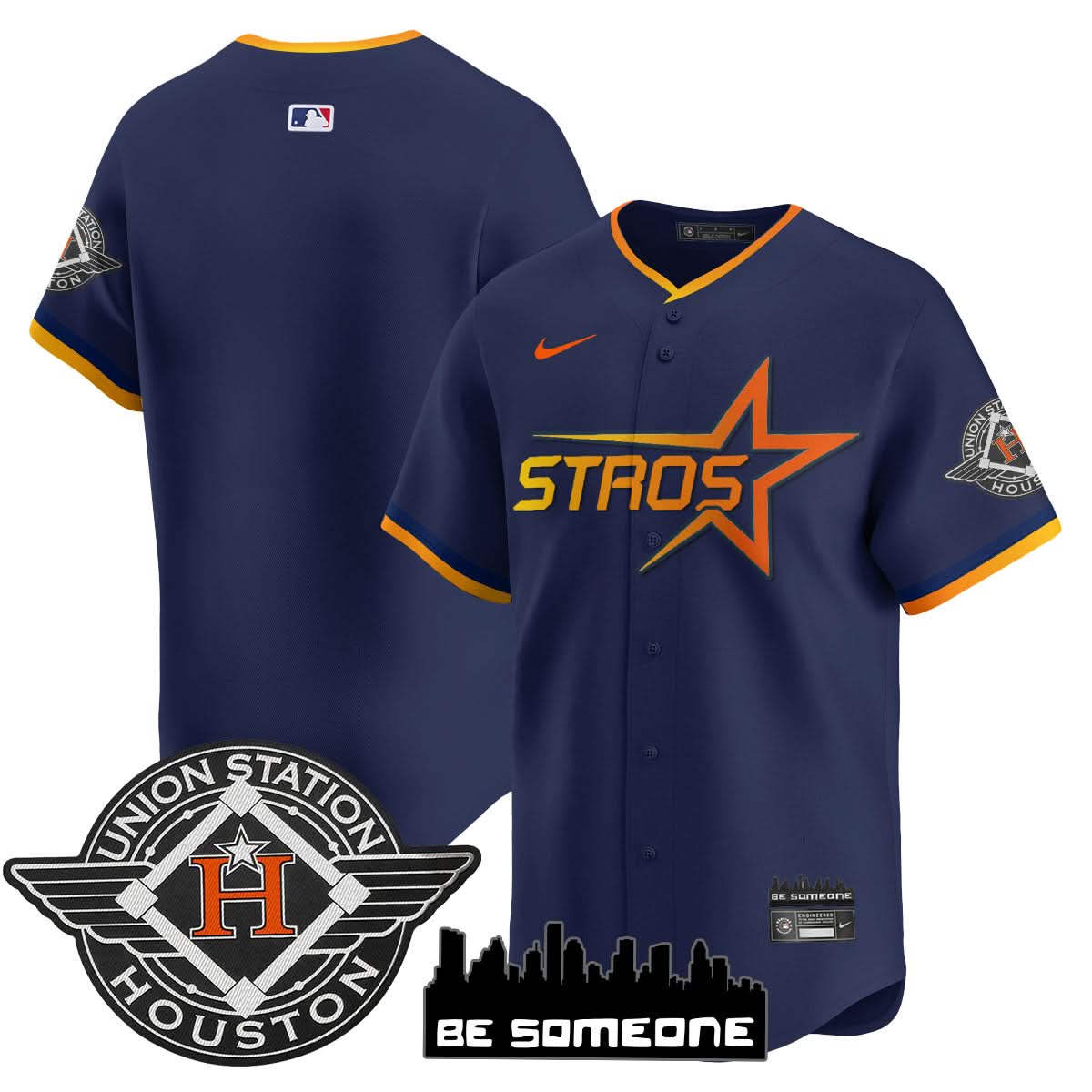 Houston Astros 2025 City Connect Vapor Premier Limited Jersey - All Stitched