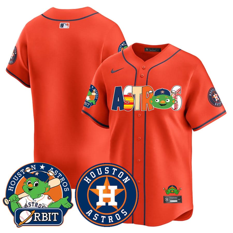 Houston Astros Orbit Vapor Premier Jersey - All Stitched