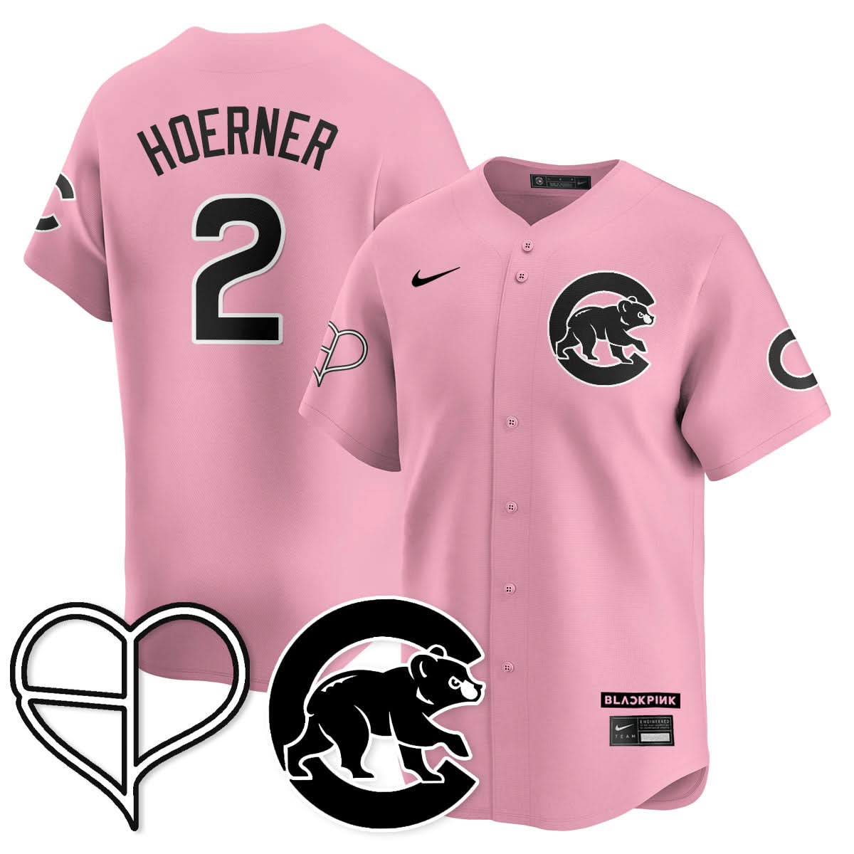 Chicago Cubs BLΛƆKPIИK 2025 Limited Jersey - All Stitched