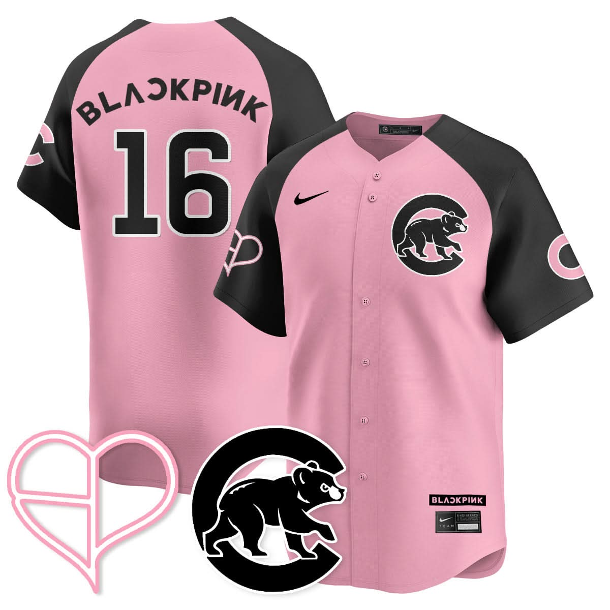Chicago Cubs BLΛƆKPIИK 2025 Limited Jersey - All Stitched