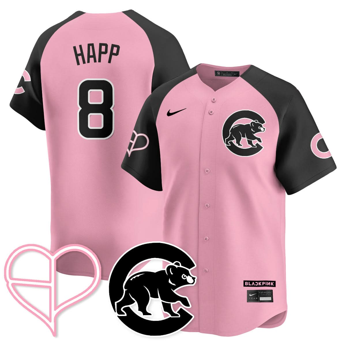 Chicago Cubs BLΛƆKPIИK 2025 Limited Jersey - All Stitched