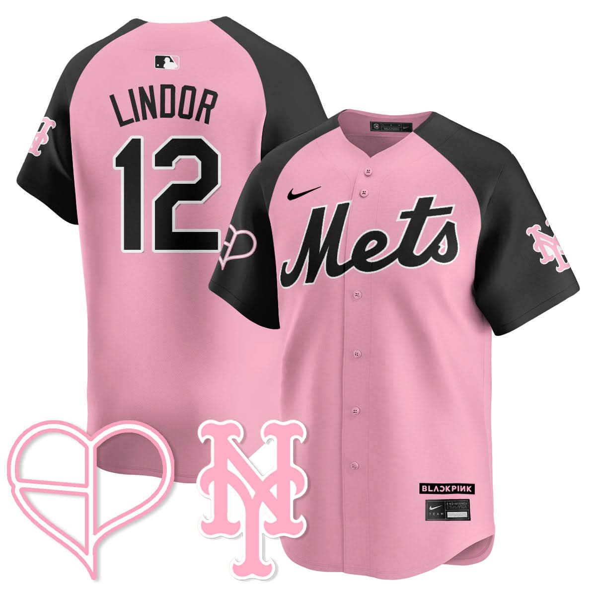 New York Mets BLΛƆKPIИK 2025 Limited Jersey - All Stitched