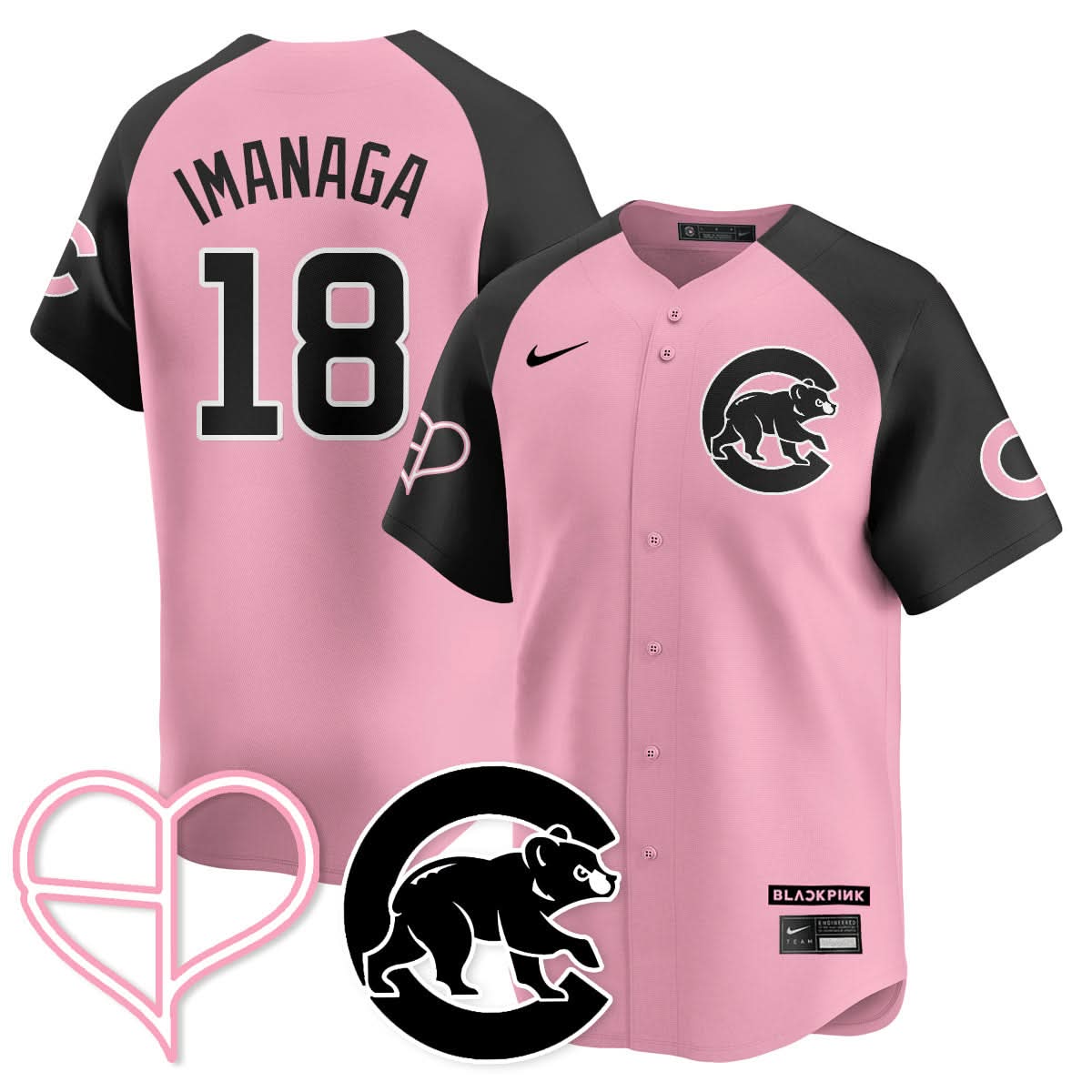 Chicago Cubs BLΛƆKPIИK 2025 Limited Jersey - All Stitched