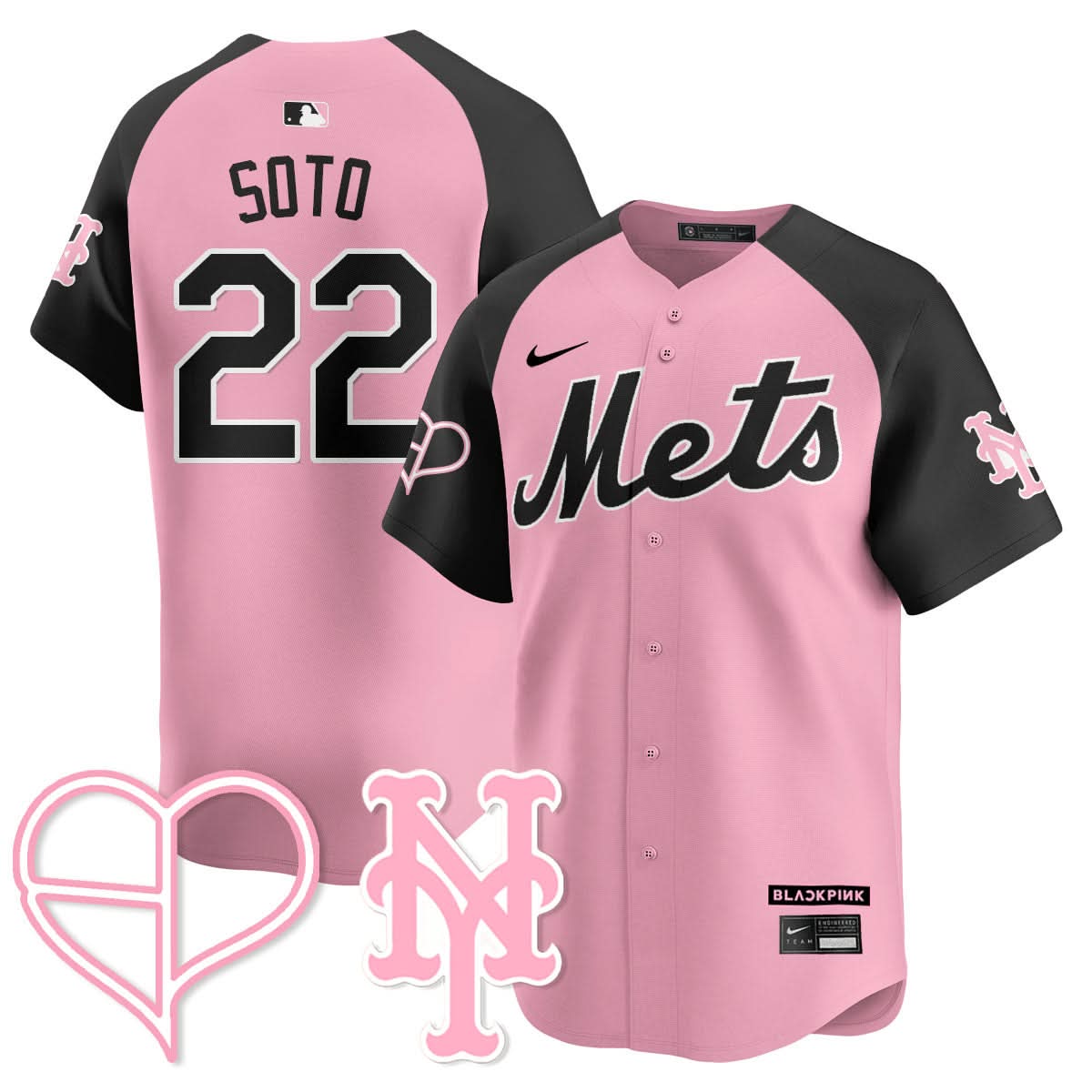 New York Mets BLΛƆKPIИK 2025 Limited Jersey - All Stitched