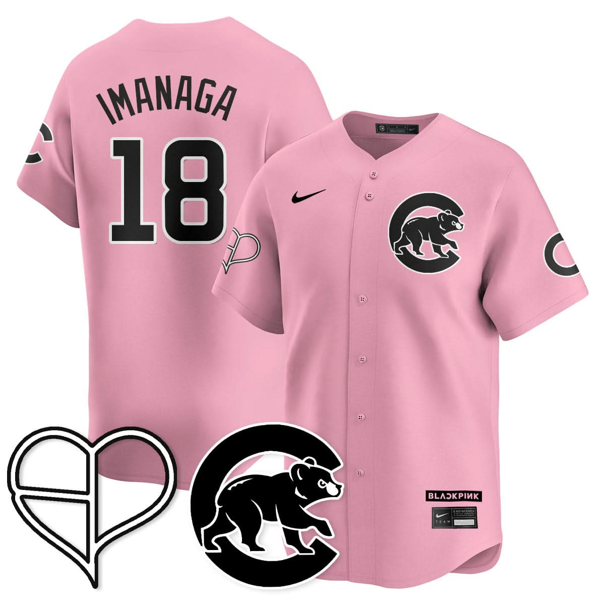 Chicago Cubs BLΛƆKPIИK 2025 Limited Jersey - All Stitched