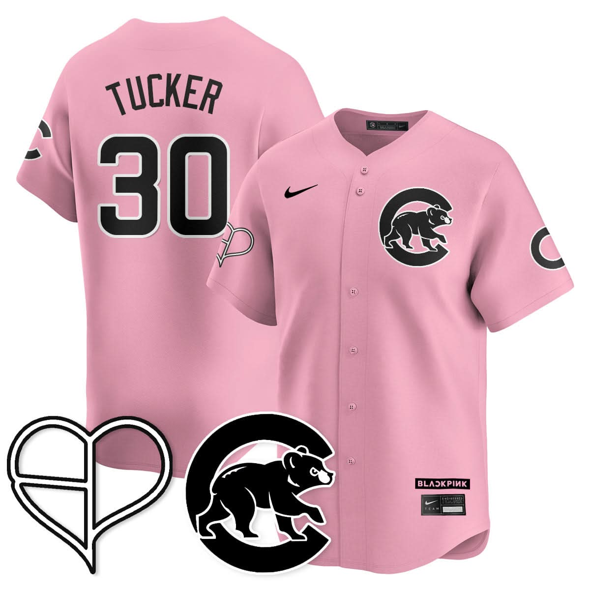 Chicago Cubs BLΛƆKPIИK 2025 Limited Jersey - All Stitched