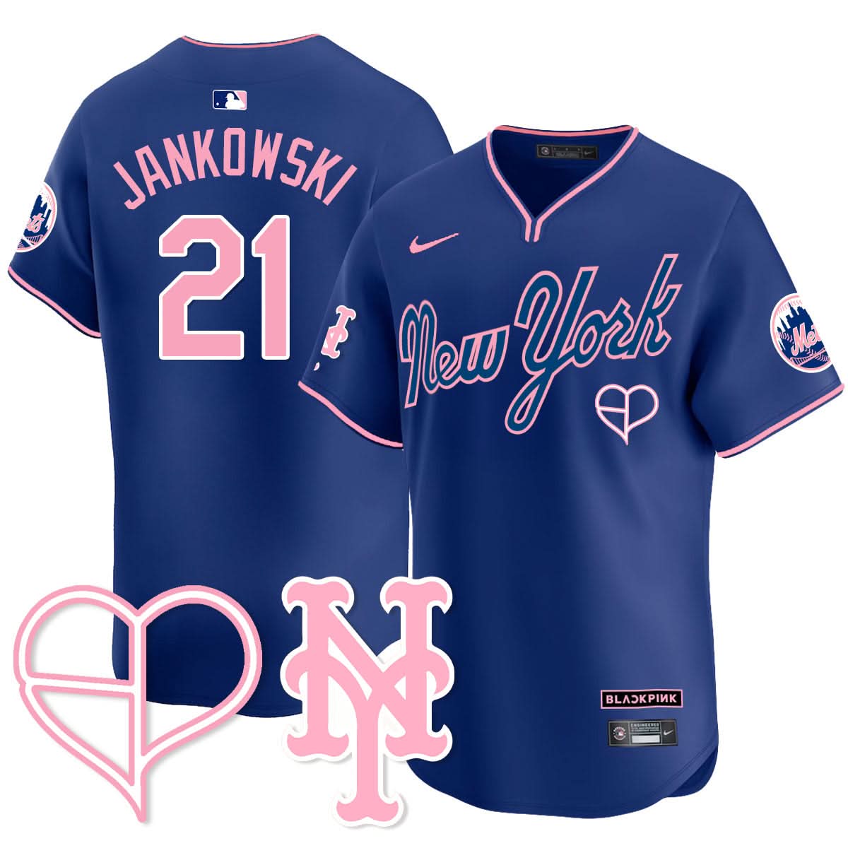 New York Mets BLΛƆKPIИK 2025 Limited Jersey - All Stitched