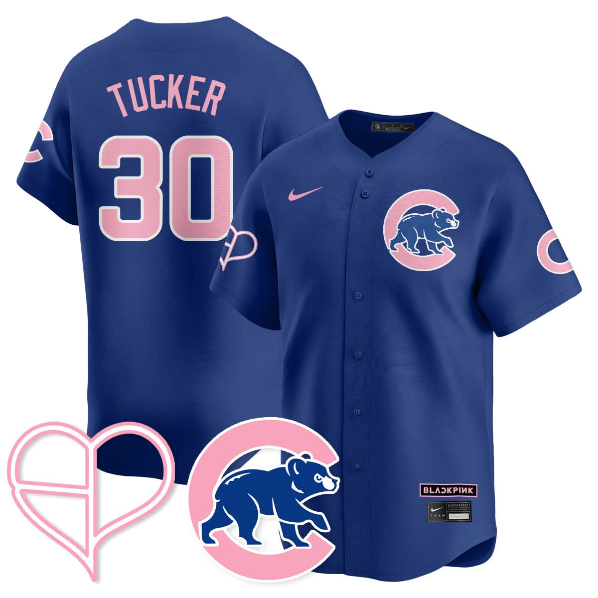 Chicago Cubs BLΛƆKPIИK 2025 Limited Jersey - All Stitched