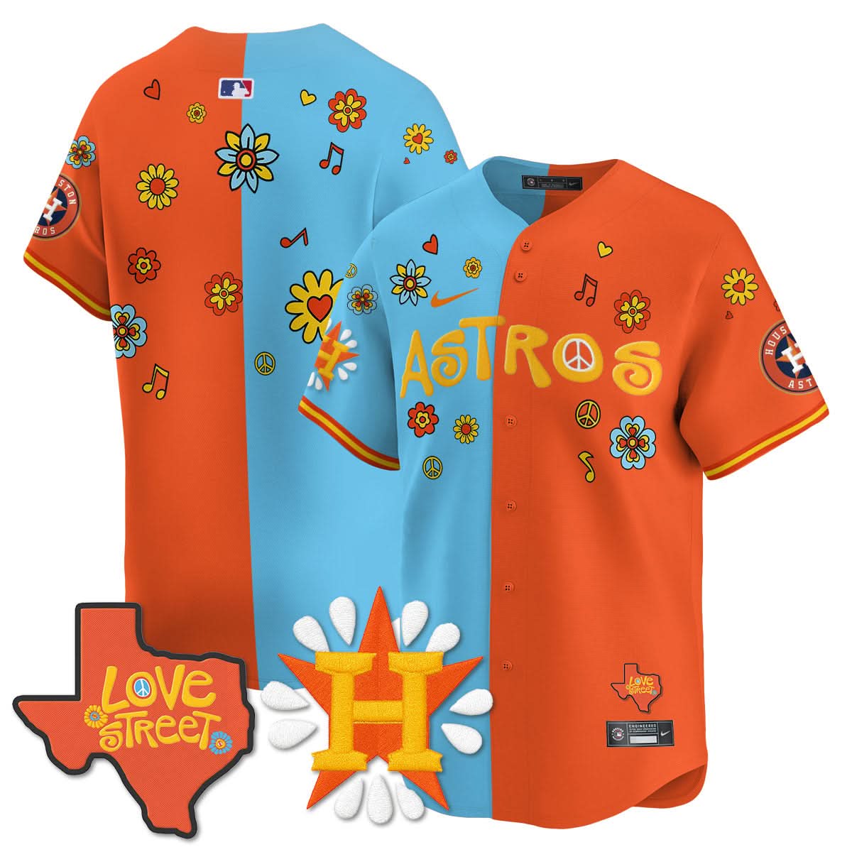 Houston Astros "Love Street" Limited Jersey - Stitched