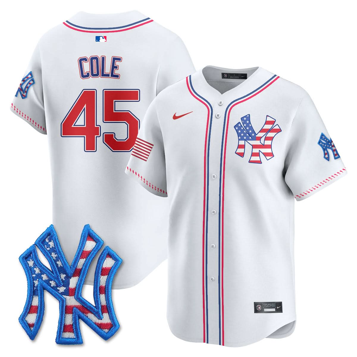 New York Yankees 2025 Fourth of July Jersey - All Stitched