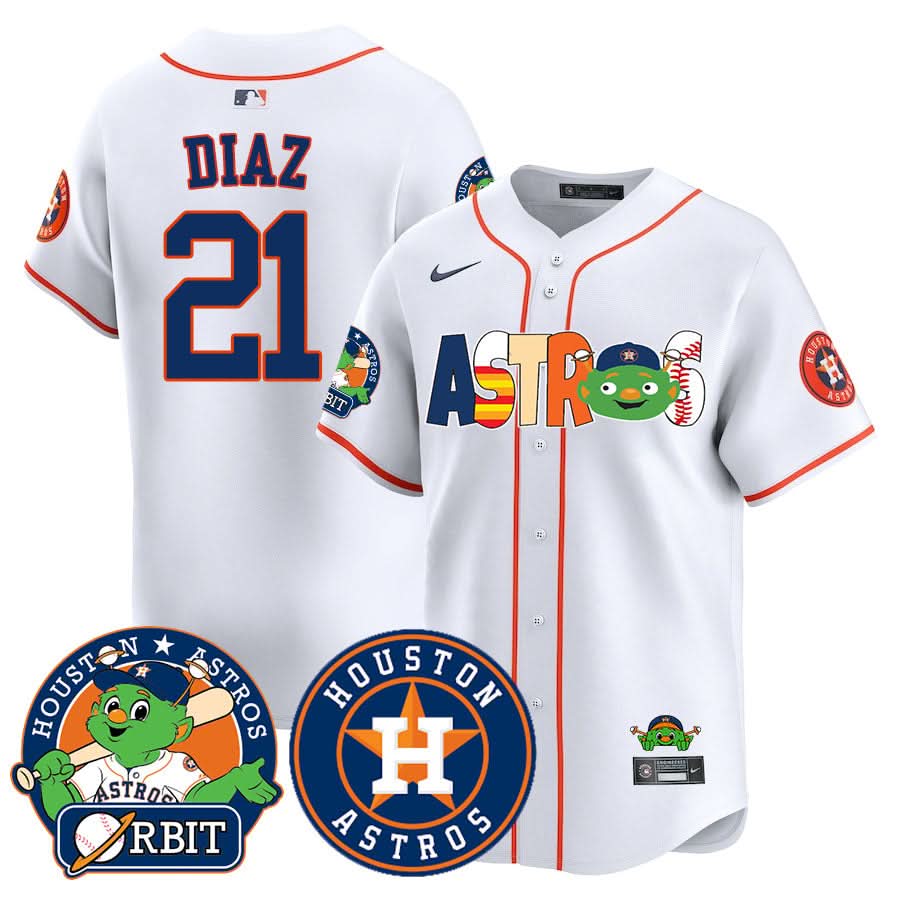 Houston Astros Orbit Vapor Premier Jersey - All Stitched