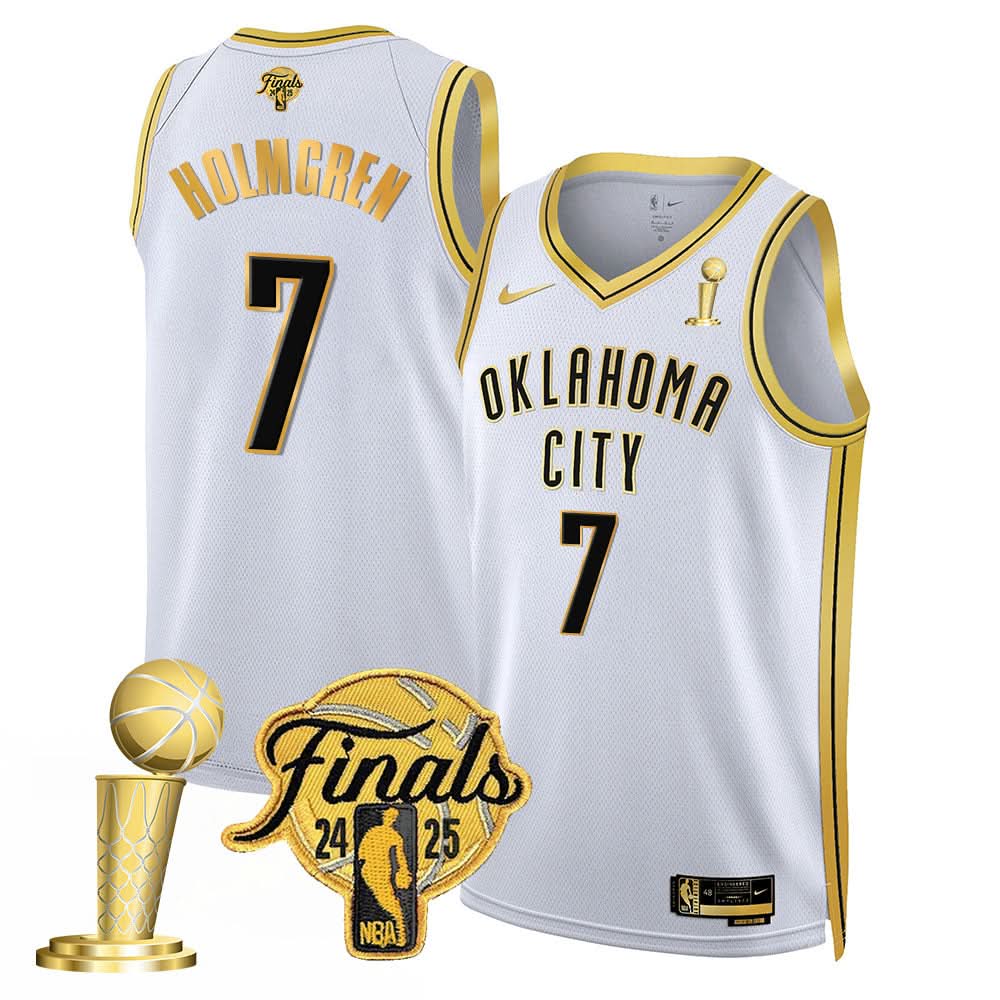 Oklahoma City Thunder 2024-25 Champions Jersey - All Stitched