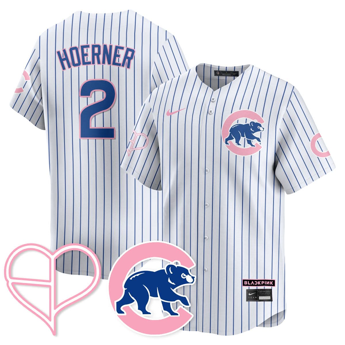 Chicago Cubs BLΛƆKPIИK 2025 Limited Jersey - All Stitched