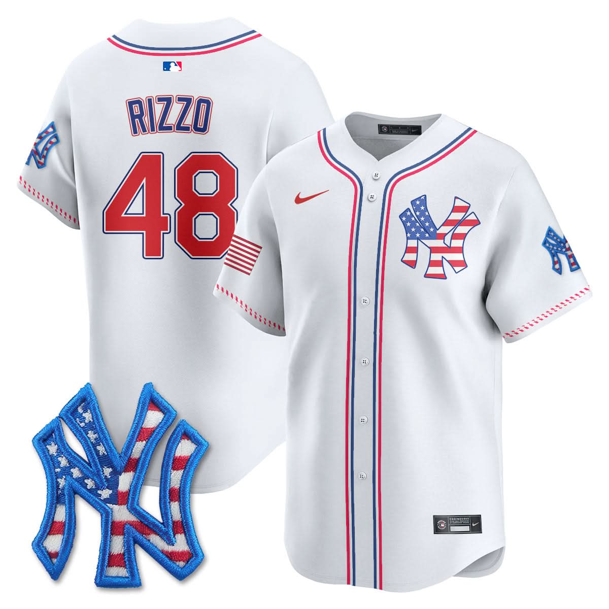 New York Yankees 2025 Fourth of July Jersey - All Stitched