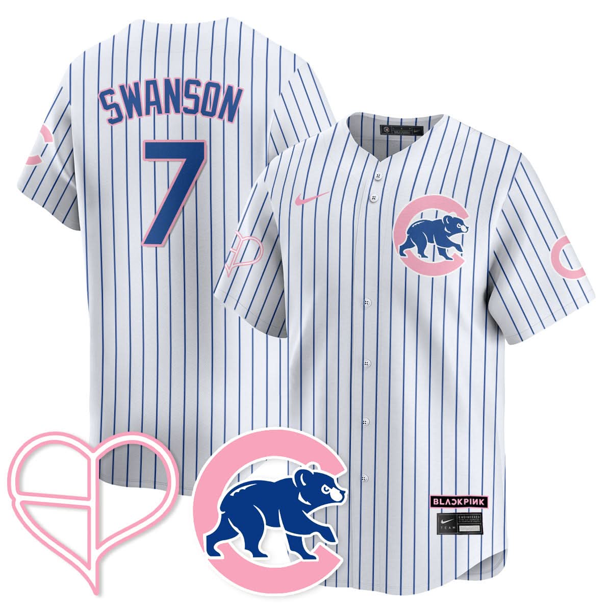 Chicago Cubs BLΛƆKPIИK 2025 Limited Jersey - All Stitched