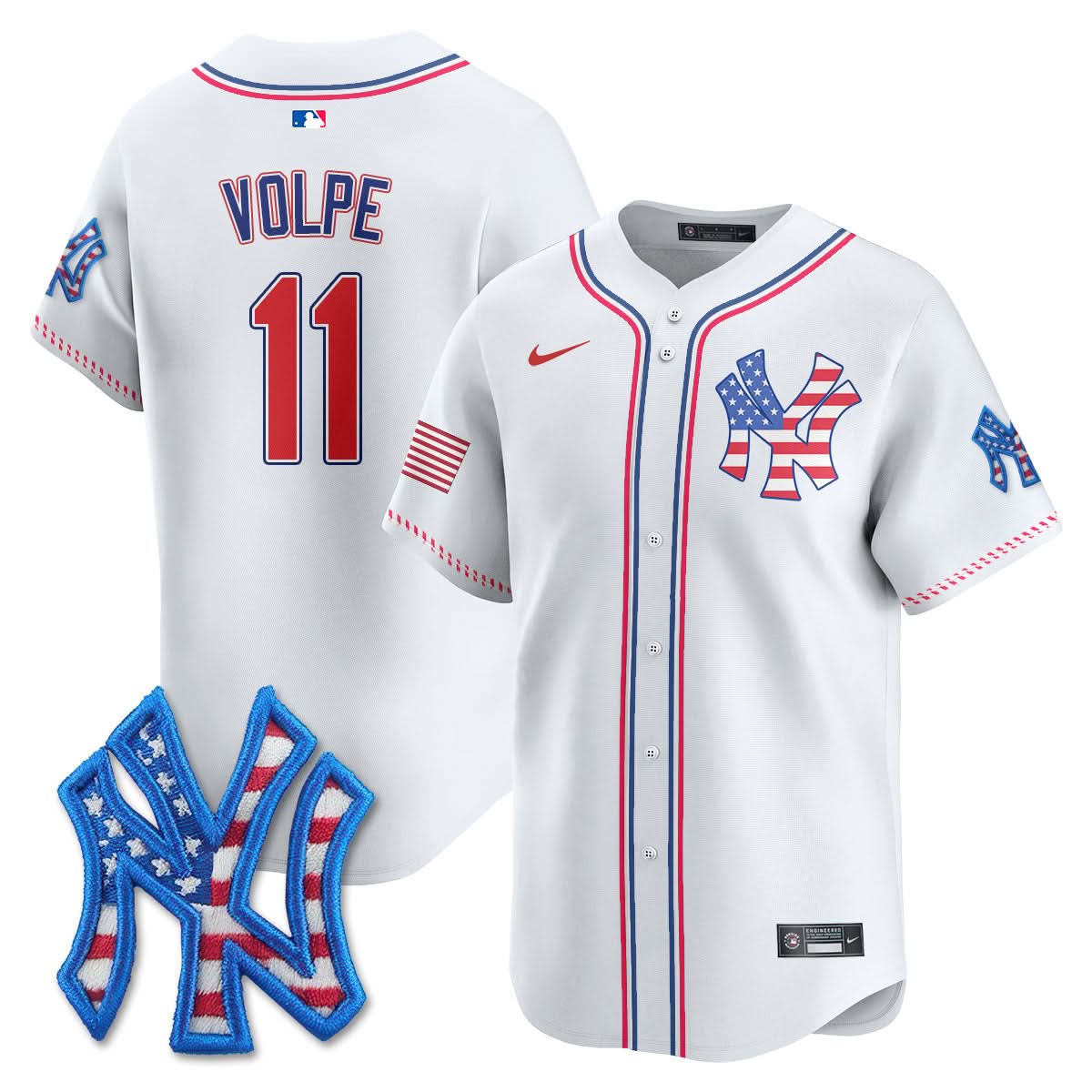 New York Yankees 2025 Fourth of July Jersey - All Stitched
