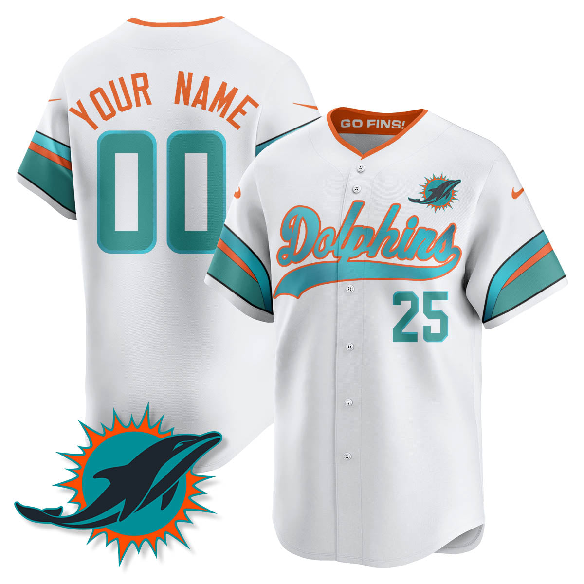 Custom MIA "Rivalries" Vapor Limited Baseball Jersey - All Stitched