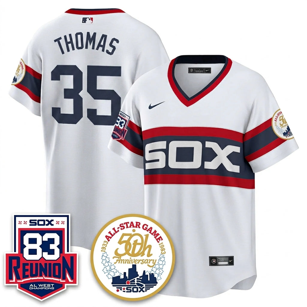 CWS Reunion Al West Champions Vapor Jersey - Stitched (2)