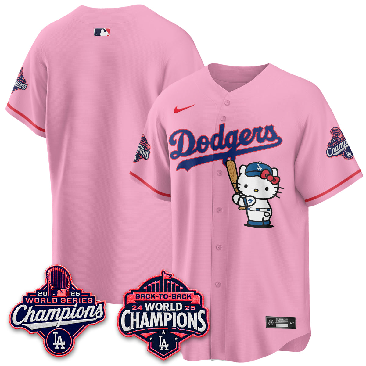LAD x Hello Kitty Night 2026 Vapor White Jersey - All Stitched