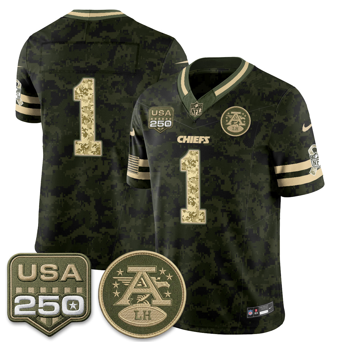 KC 2026 Salute to Service Camo Edition V2 - Stitched