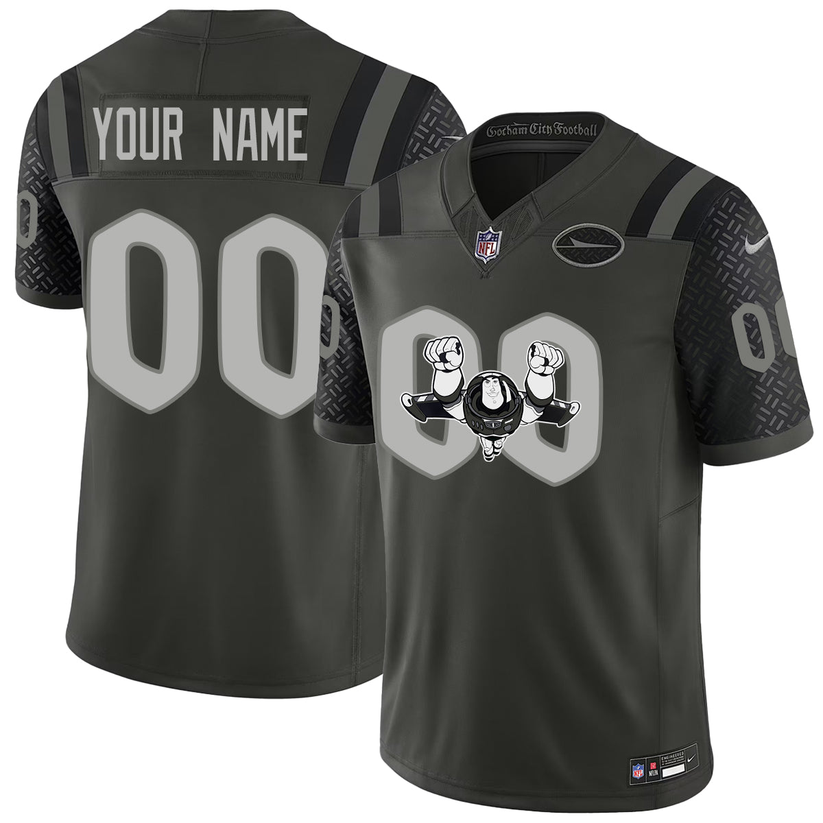 New York Jets x Infinity & Beyond Hero Edition Vapor Custom Jersey - Stitched