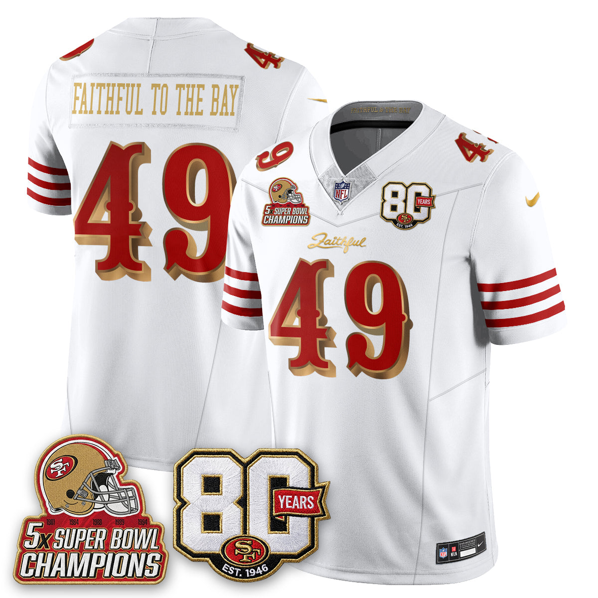 SF 80 Years & 5X Champs Rivalries Edition - Stitched (2)