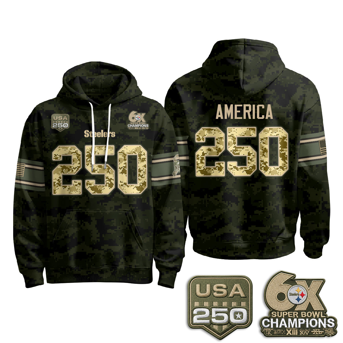 PIT 2026 Salute To Service Edition Pullover Hoodie - Printed