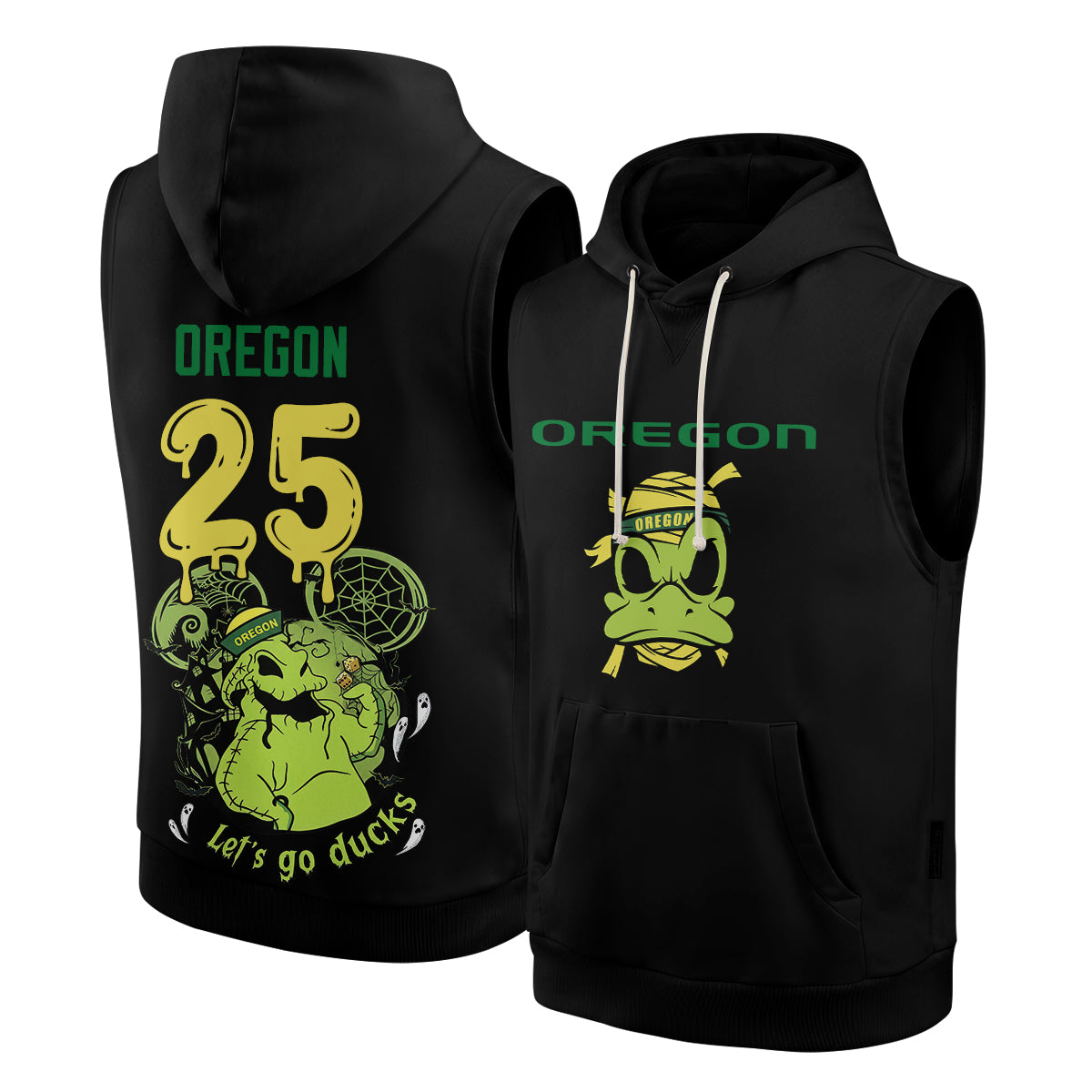 ORE x Boongie Monster Edition Pullover Sleeveless Hoodie Tank Top - Printed
