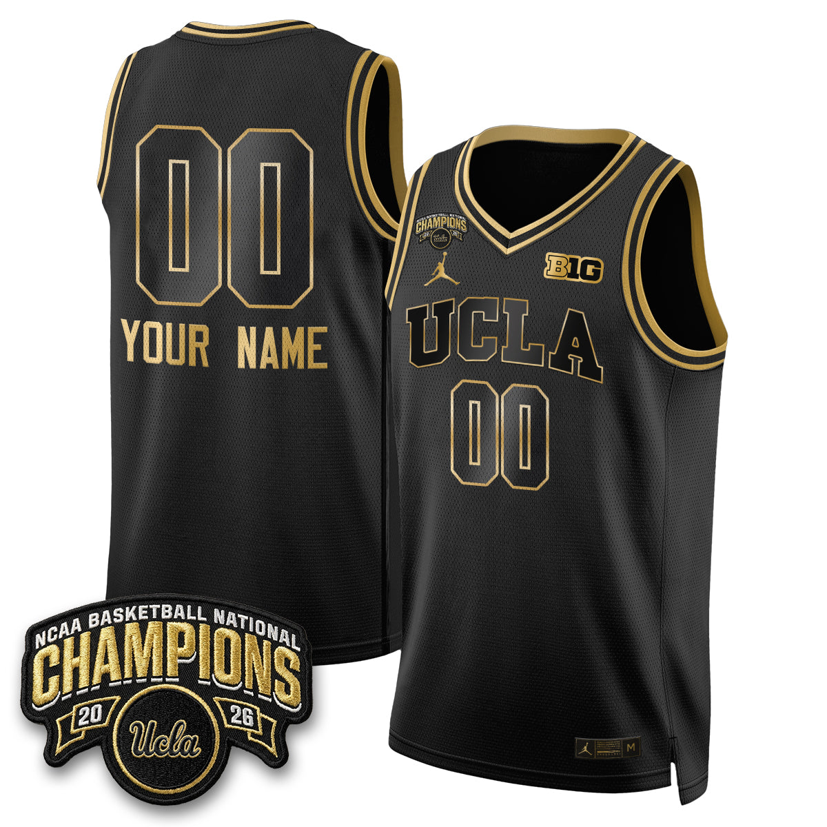 UCLA Women's Basketball Champion 2026 Limited Custom Jersey - All Stitched