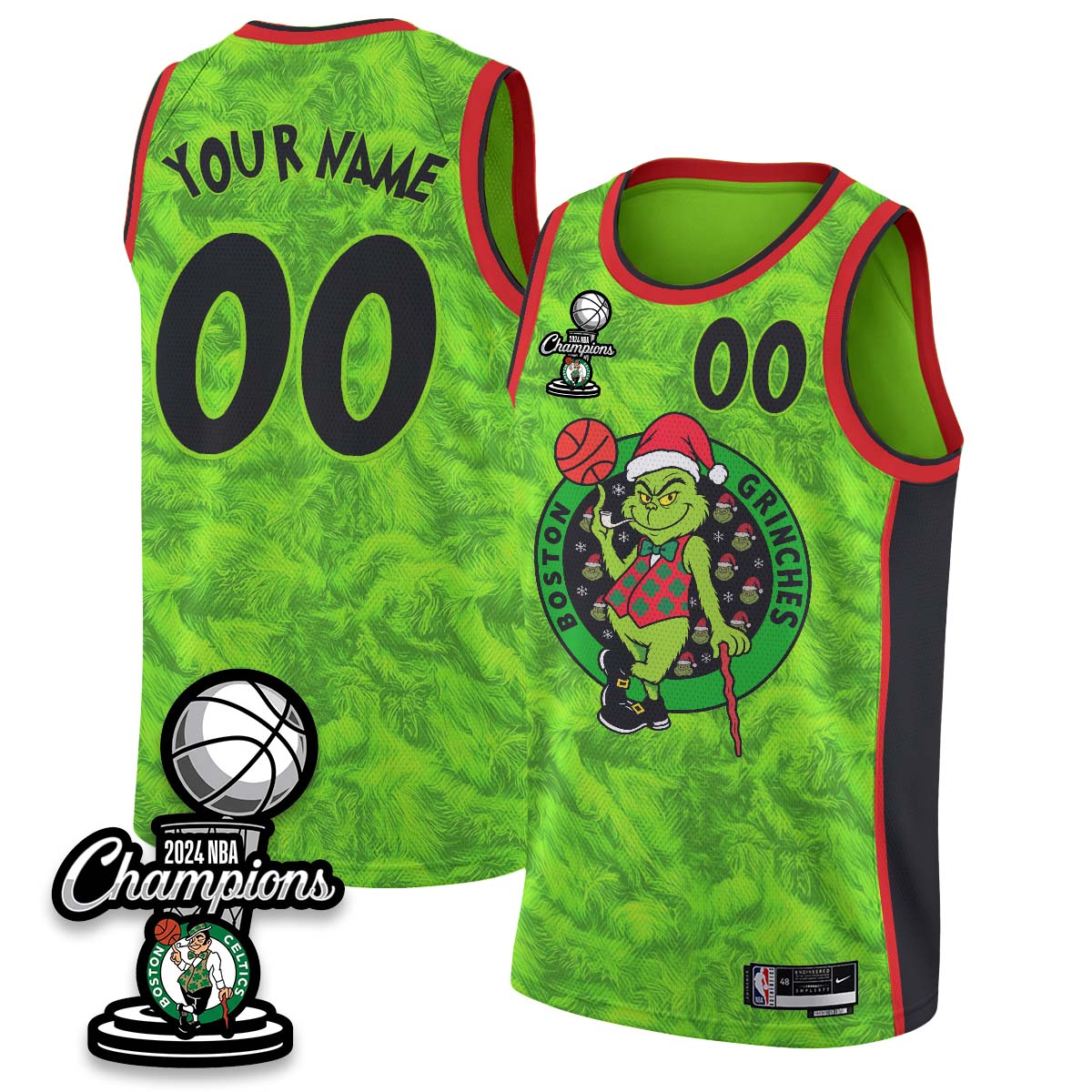 BOS 2026 Xmas Game Night Custom Vapor Jersey - Printed