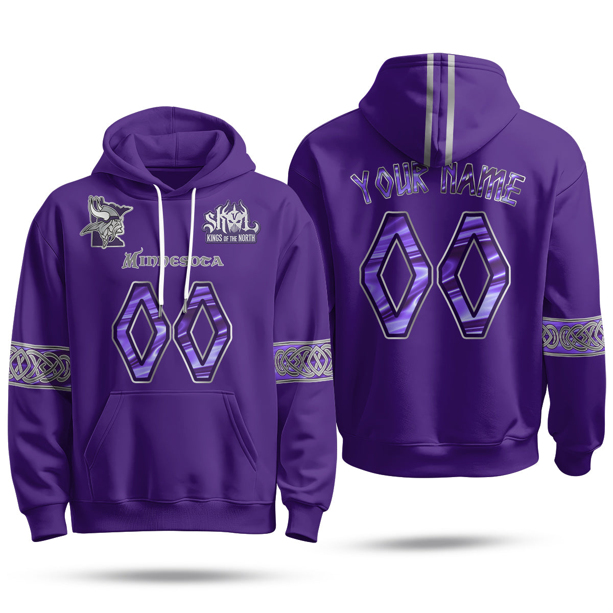 MIN 2026 Warrior Custom Fleece Hoodie - Printed