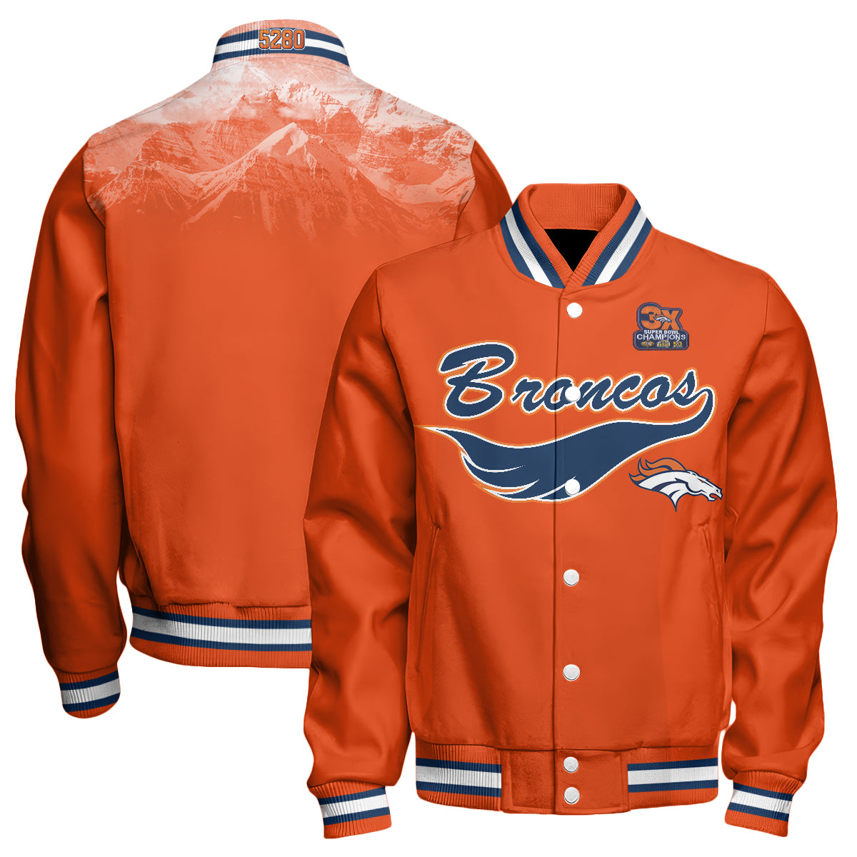 DEN Fangear Edition Baseball Jacket - Printed