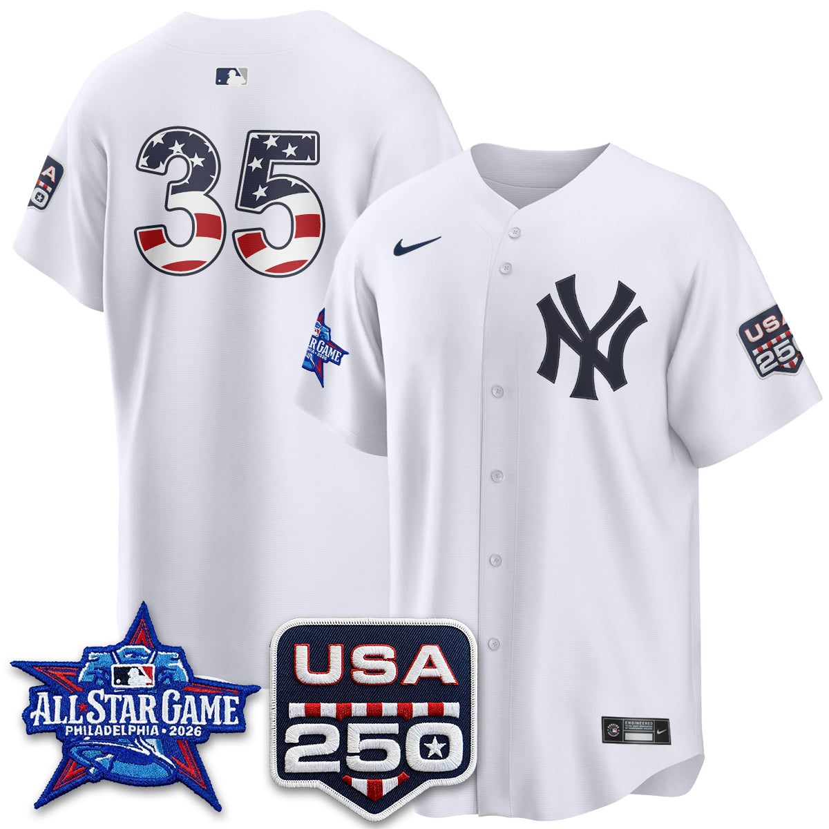 New York Yankees 2026 All Star Edition Vapor Jersey - Stitched