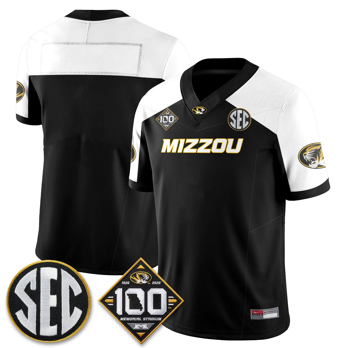 MIZZ 100th Anniversary of Memorial Stadium Edition - Stitched (2)