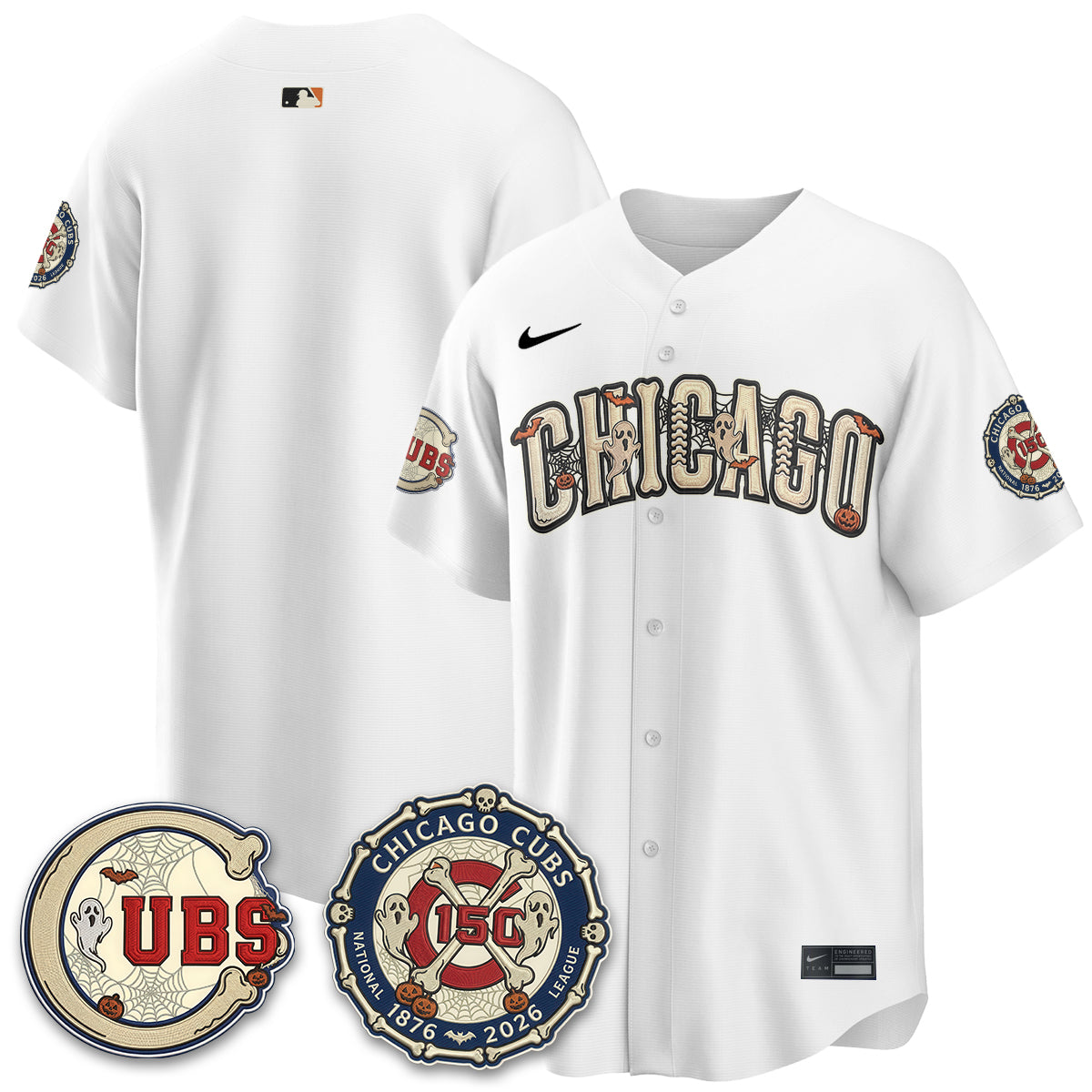 Chicago Cubs Halloween 2026 Vapor Limited Jersey - Stitched
