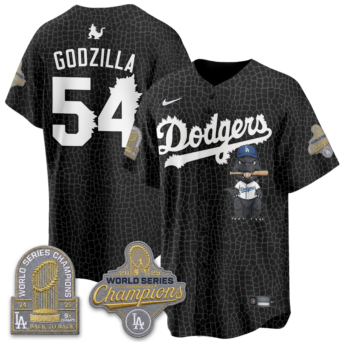 LAD x Godzilla Vapor Jersey- Stitched