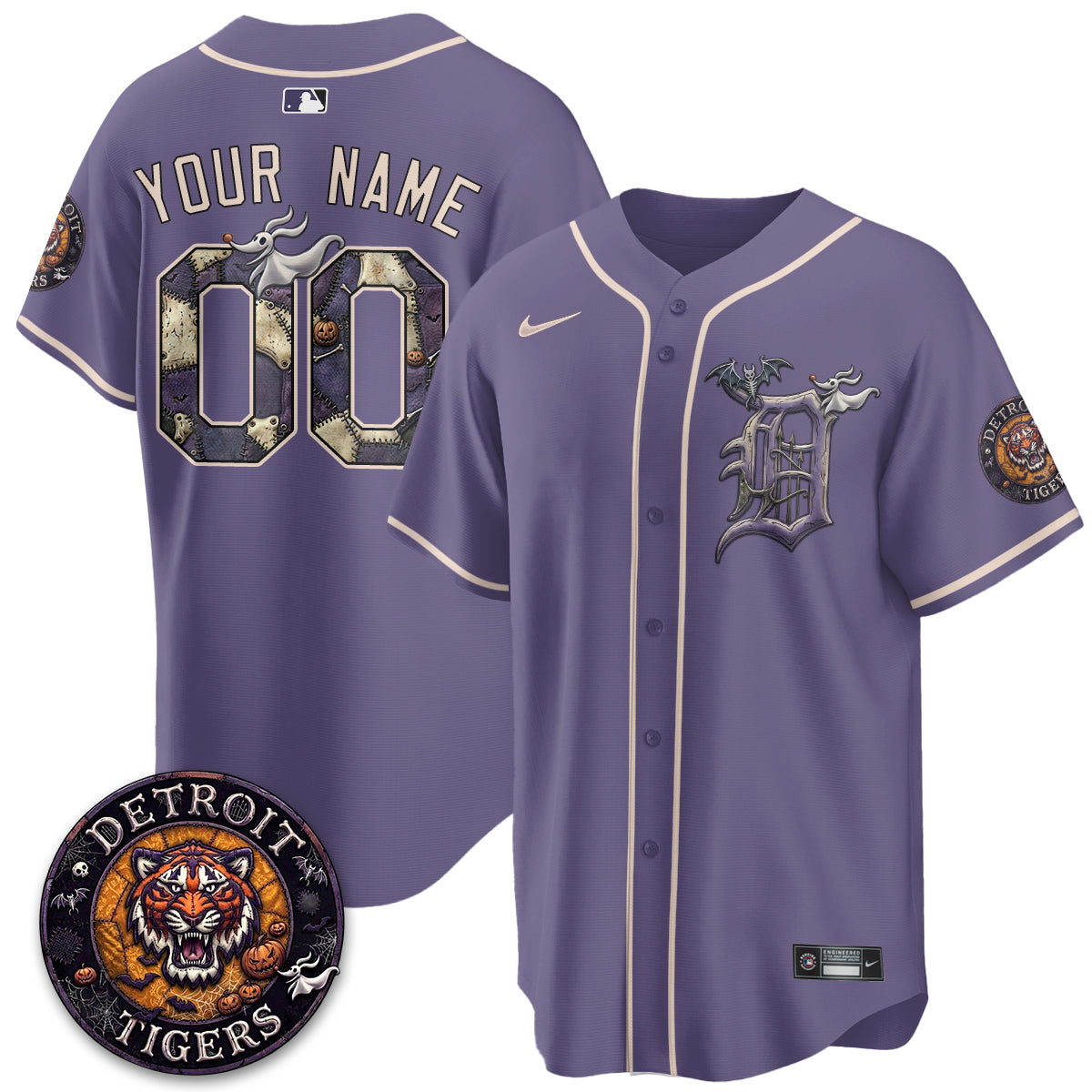 DET Nightmare Edition Vapor Limited Custom Jersey - Stitched