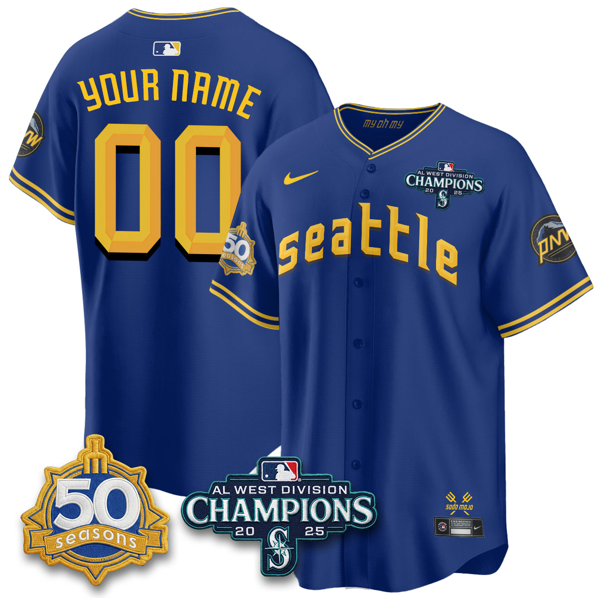 SEA 2026 Vapor Custom Limited Jersey - 50th Anniversary - All Stitched