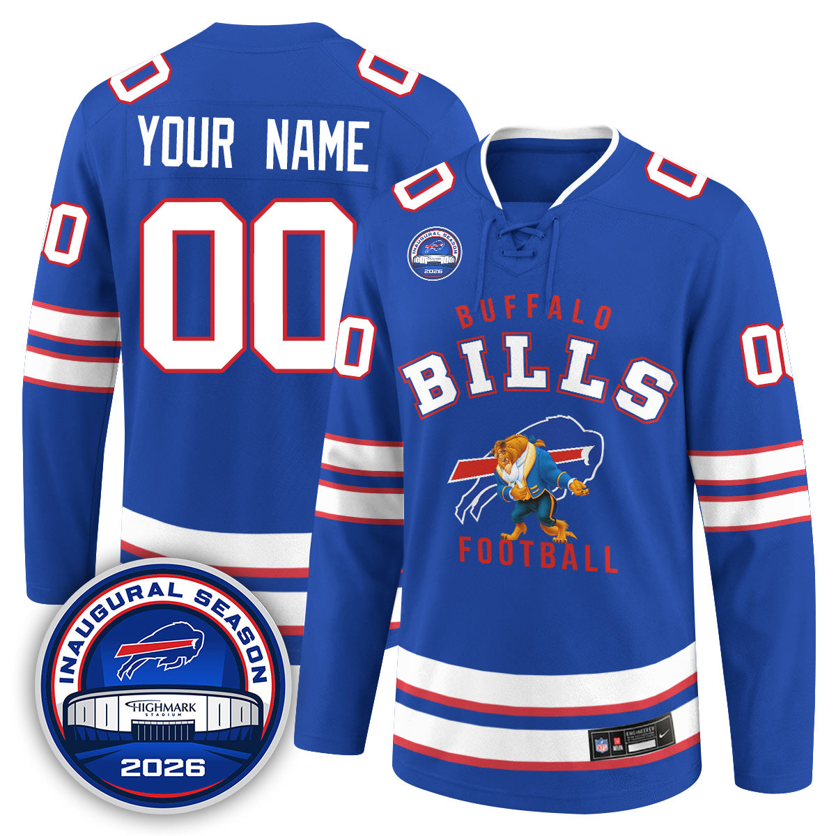 BUF x The Beast Edition Pullover Custom Hoodie - Printed
