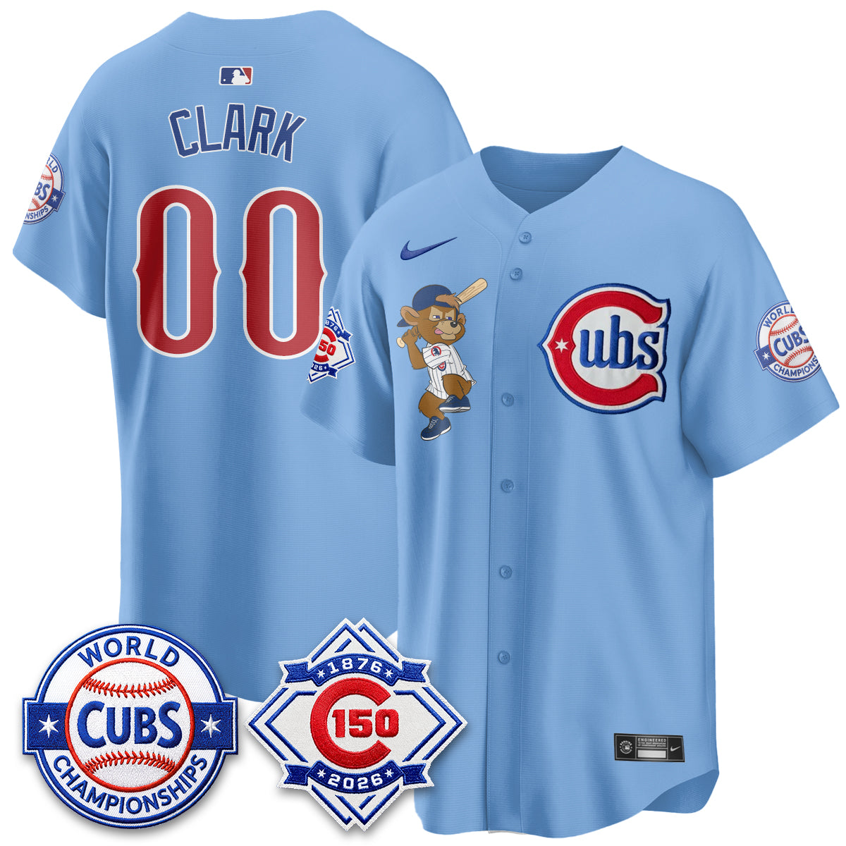 Chicago Cubs Clark Edition Vapor Limited Jersey - Stitched
